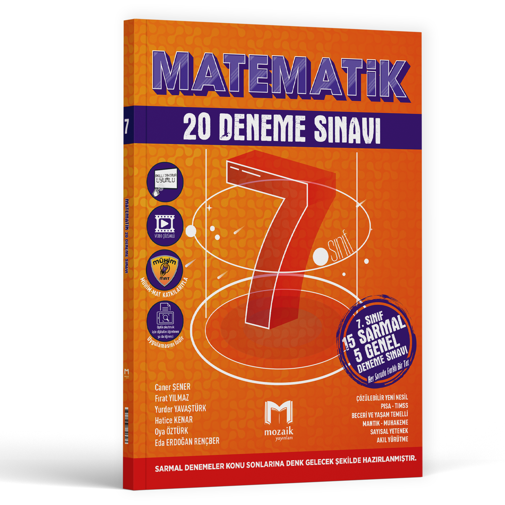7.SINIF MOZAİK DENEME 20Lİ MATEMATİK - 2024-25